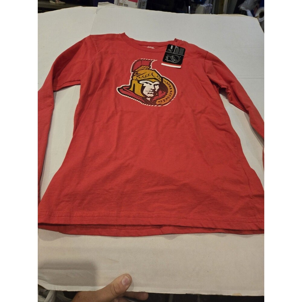 Ottawa Senators Youth Large Long Sleeve T-shirt Nwt